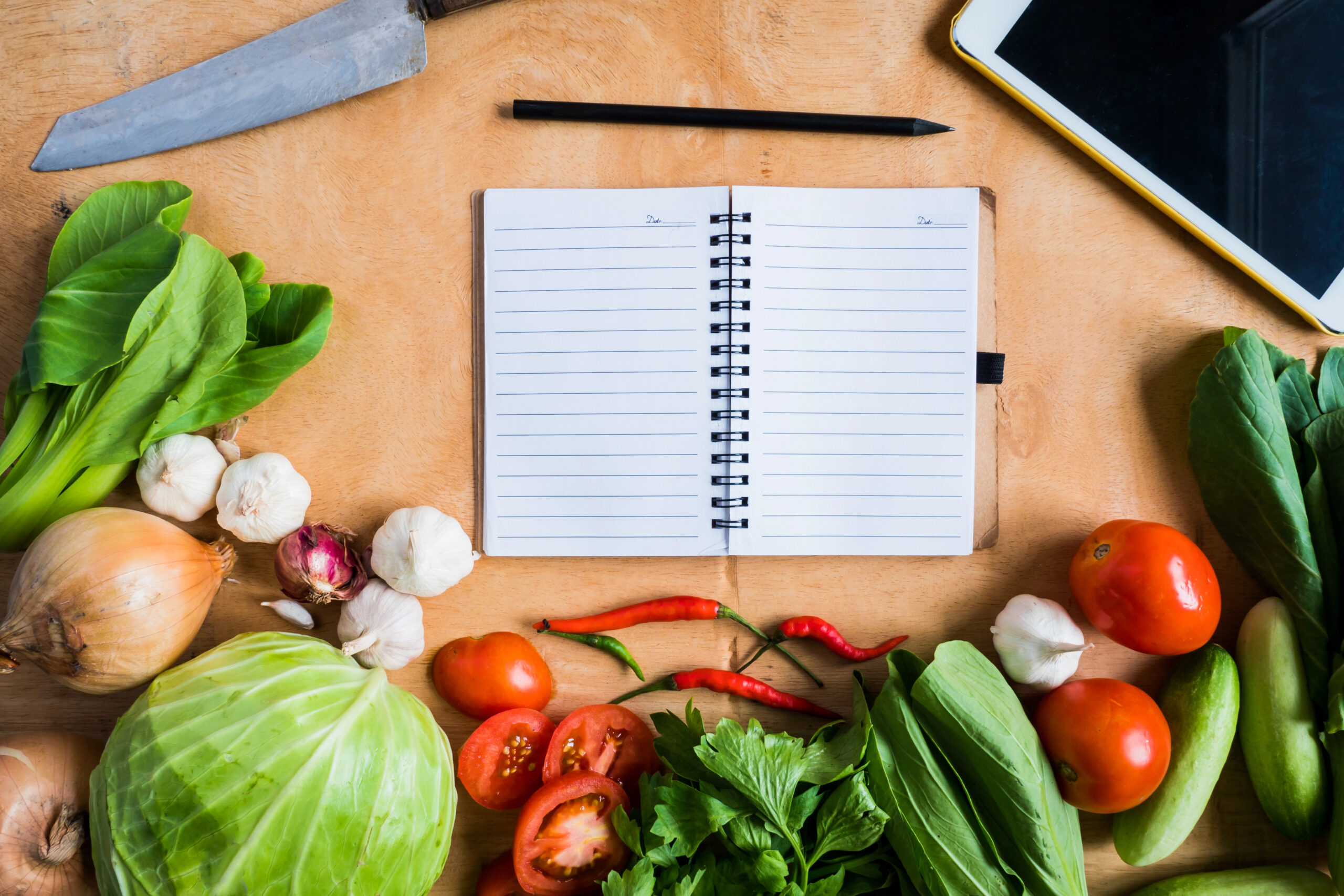 Pianificare un menù settimanale con meal planner