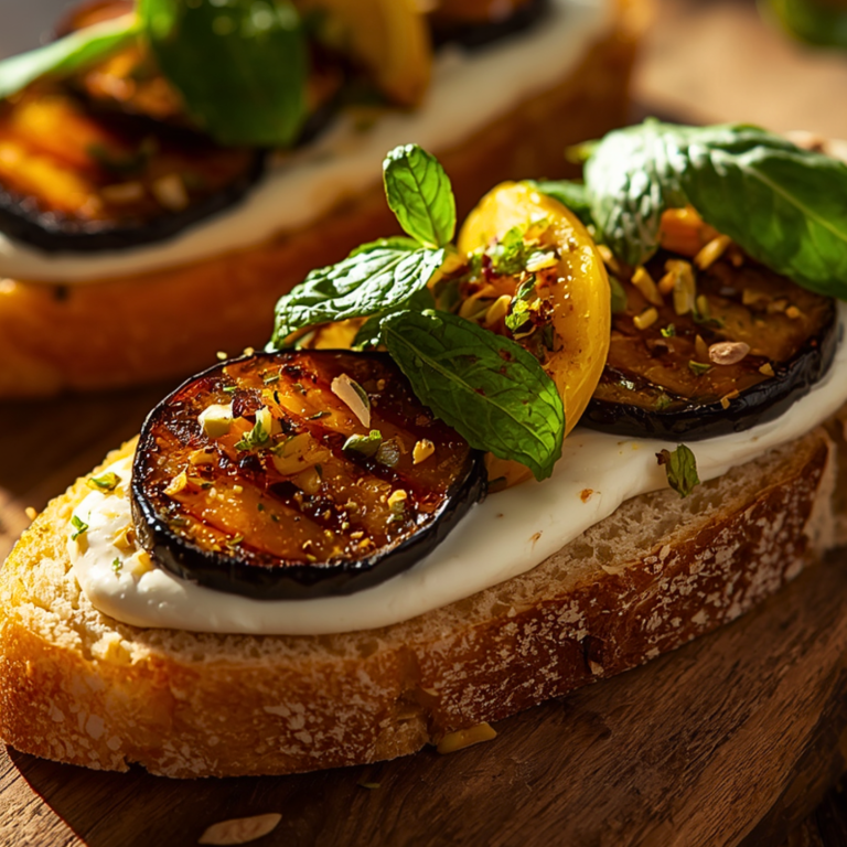 BRUSCHETTA MELANZANE RICOTTA