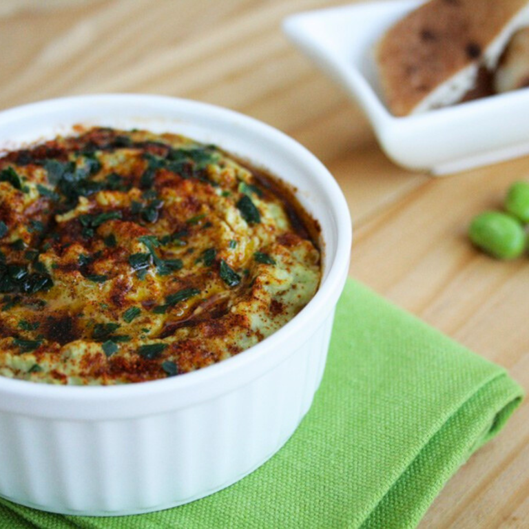 Hummus di soia edamame cremoso