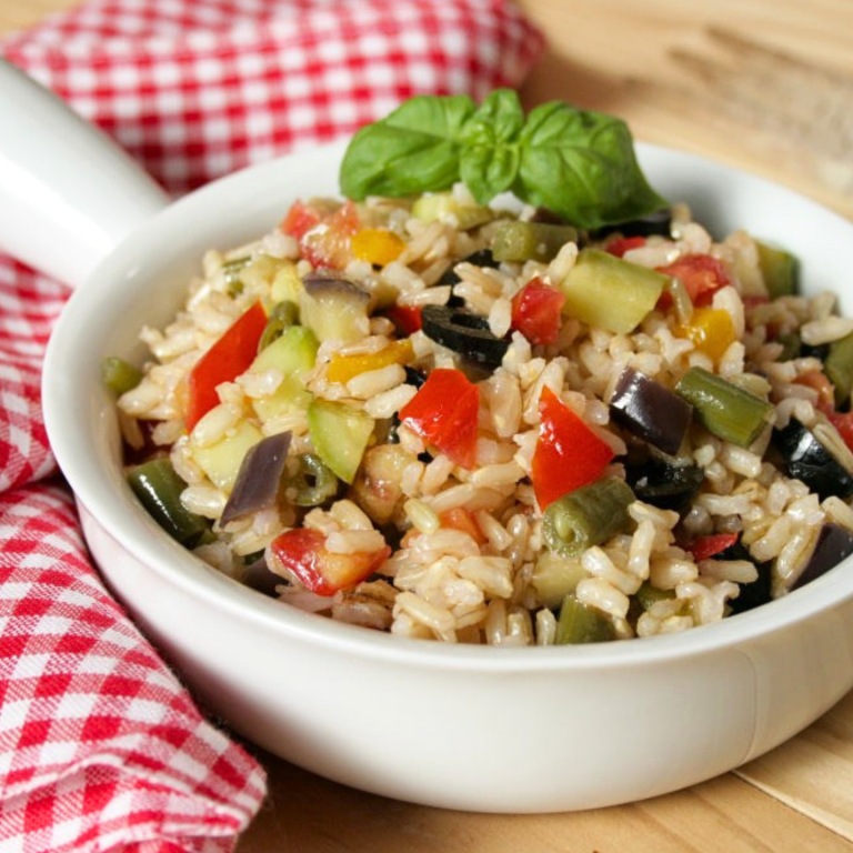 INSALATA RISO INTEGRALE VERDURE